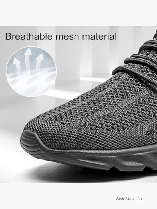 Mesh Running Shoes Breathable Lightweight Walking Sneakers for Gym main image 4